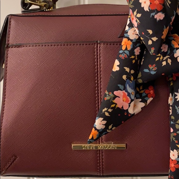 Steve Madden Bags Nwt Wine Breese Crossbody Poshmark